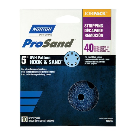 Norton Abrasives 8 Hole, Zirconia Alumina, 40 Grit, Coated Type 07660768365
